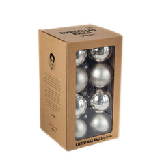 Pacote com 16 bolas de Enfeite de Natal