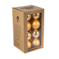 Pacote com 16 bolas de Enfeite de Natal