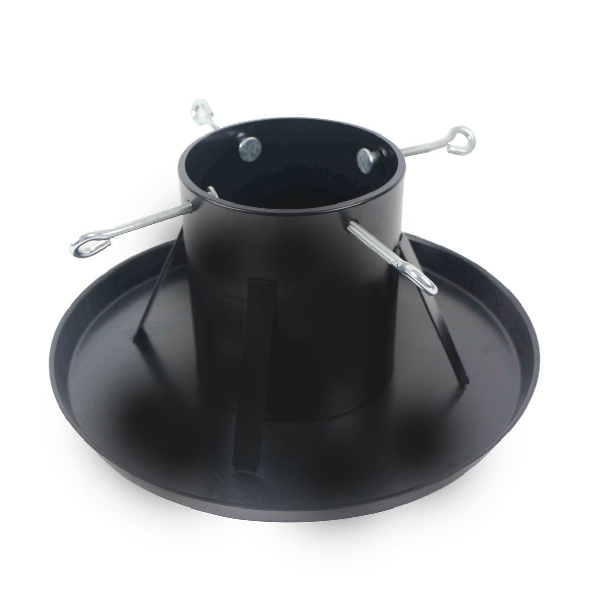 Christmas Tree Stand Deluxe in Black Matt Metall - by Benson