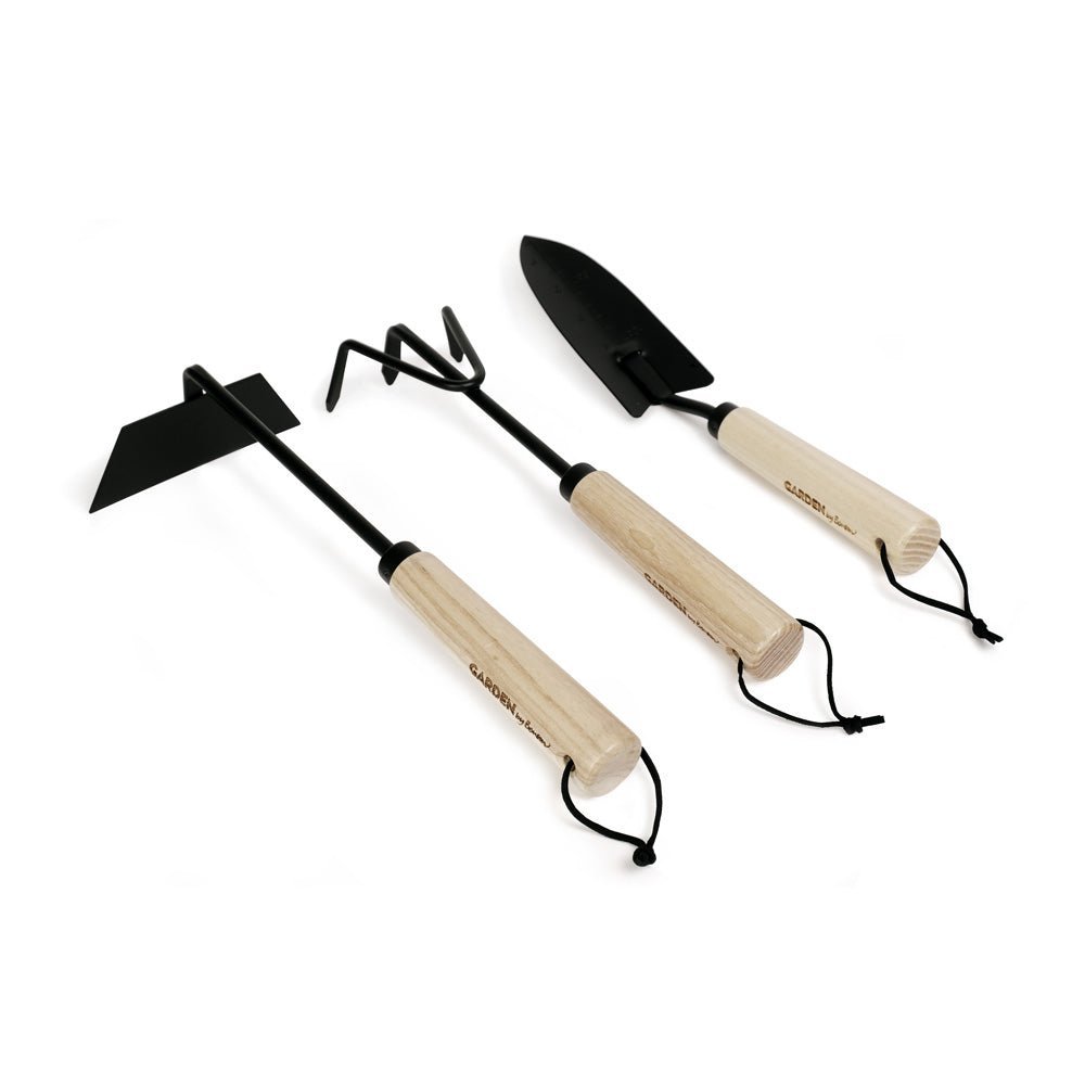 Gardening Hand Tool Set | Planting Spade, Cultivator, Hoe, image size:1000x1000