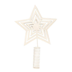 Estrela de Topo de Árvore de Natal Deluxe