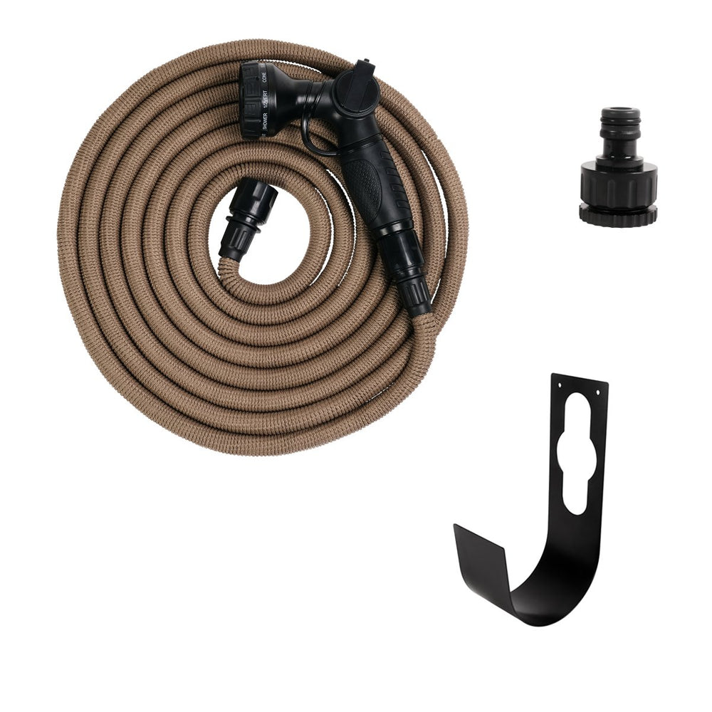 Tubo da giardino Distributore d'acqua a 4 vie Flusso regolabile e Tubo da giardino Distributore d'acqua a 4 vie Flusso regolabile e
