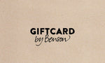 Giftcard - by Benson - by Benson - Swedish Design